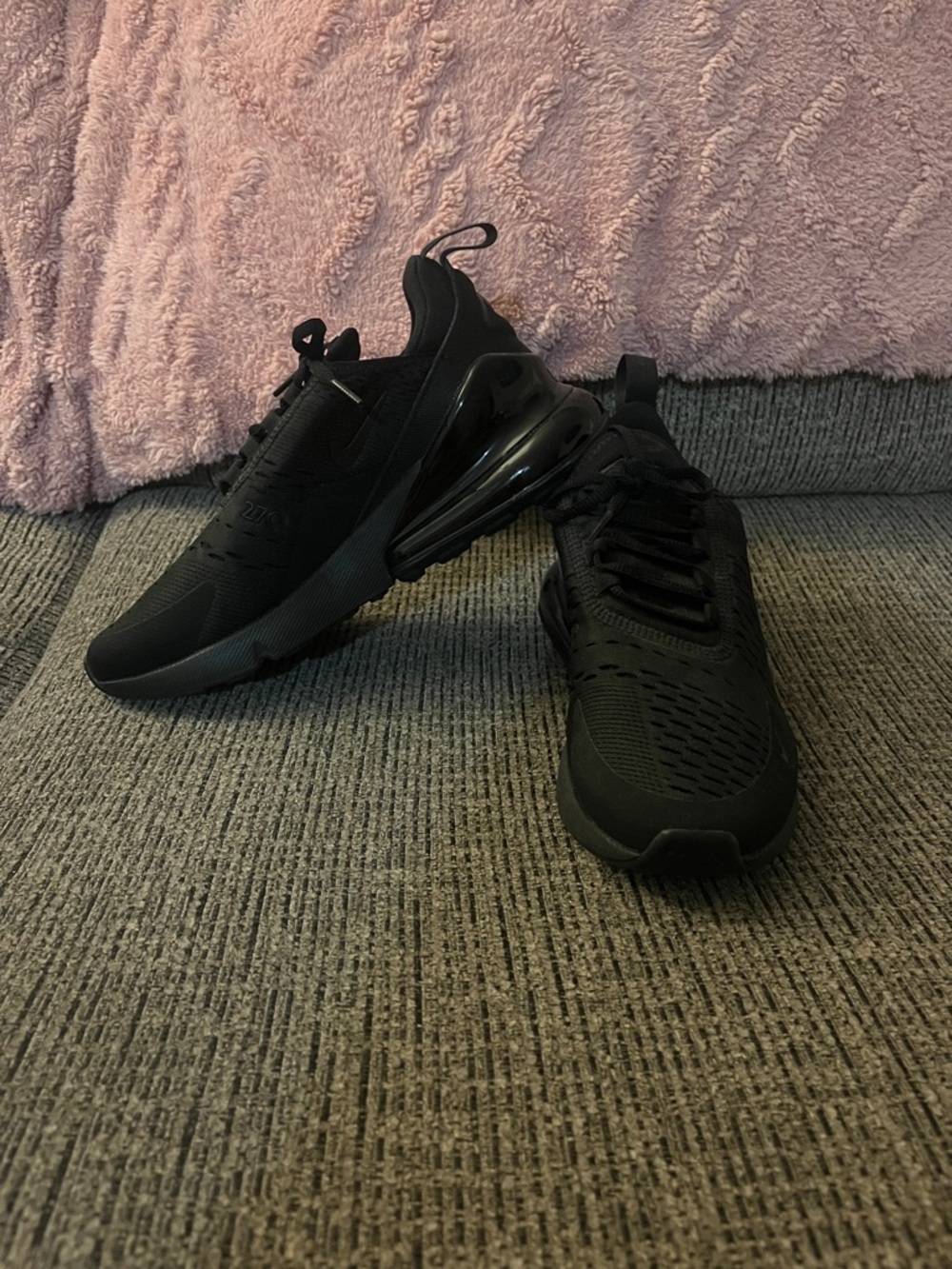 Nike Women's All-Black Air-Cushion Sneakers